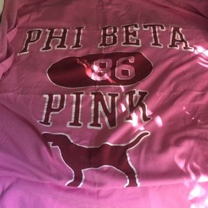 Pink Victoria’s Secret Throw Blanket